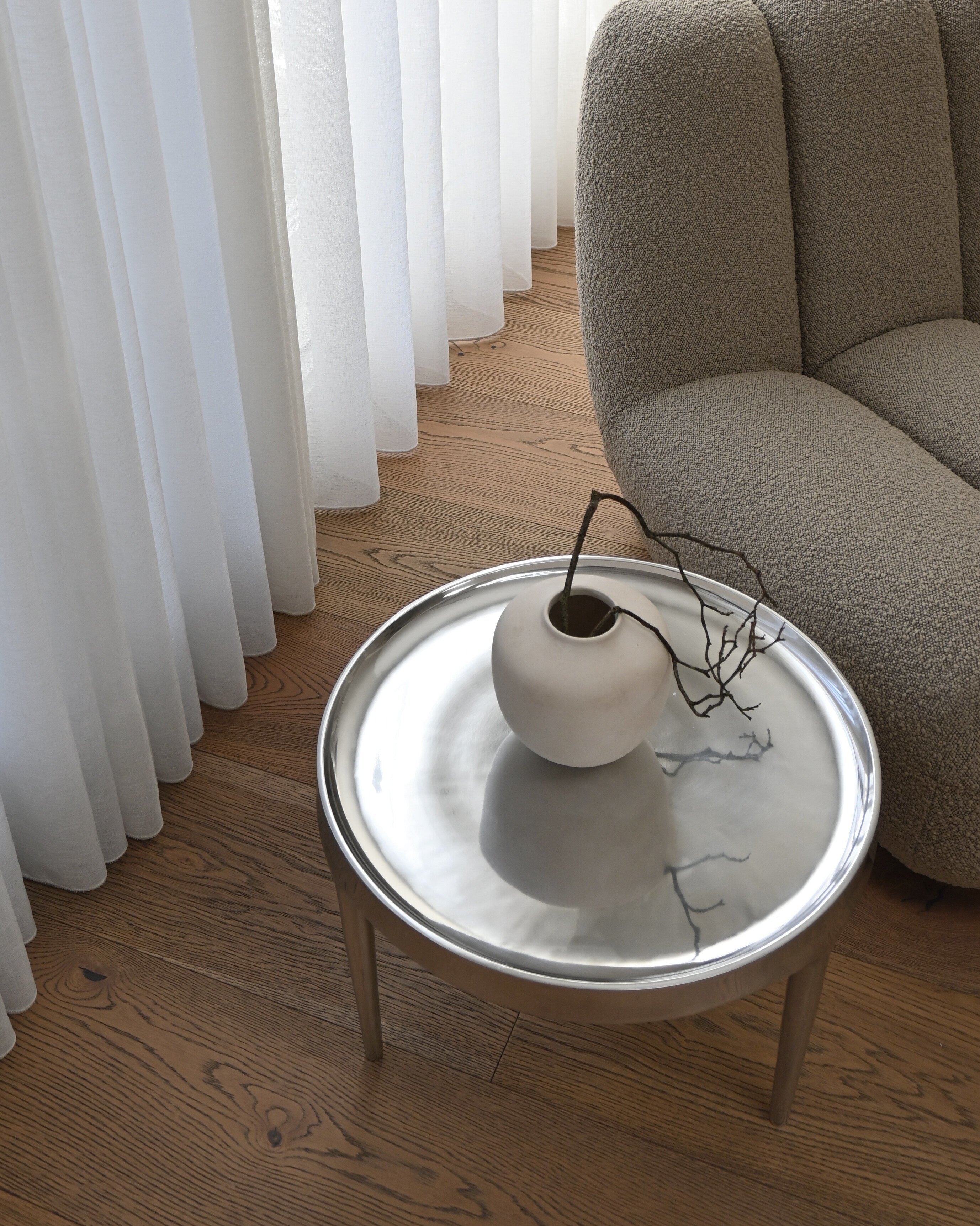 101 Copenhagen - Phantom Table, Low - Chrome - Coffee Table