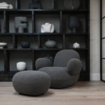 101 Copenhagen - Toe Armchair, Flat - Deep Taupe (A2635) - Armchair