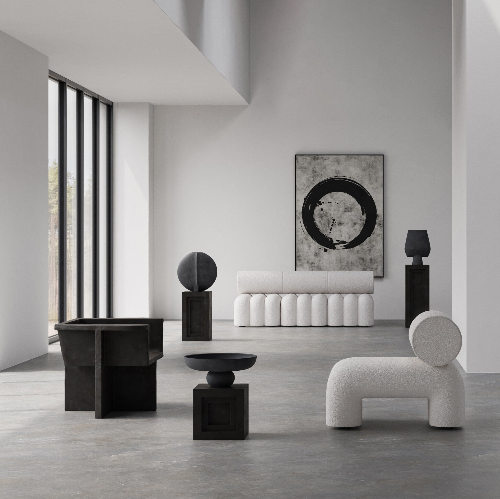 101 Copenhagen - Foku Chair - Off White - Lounge Chair