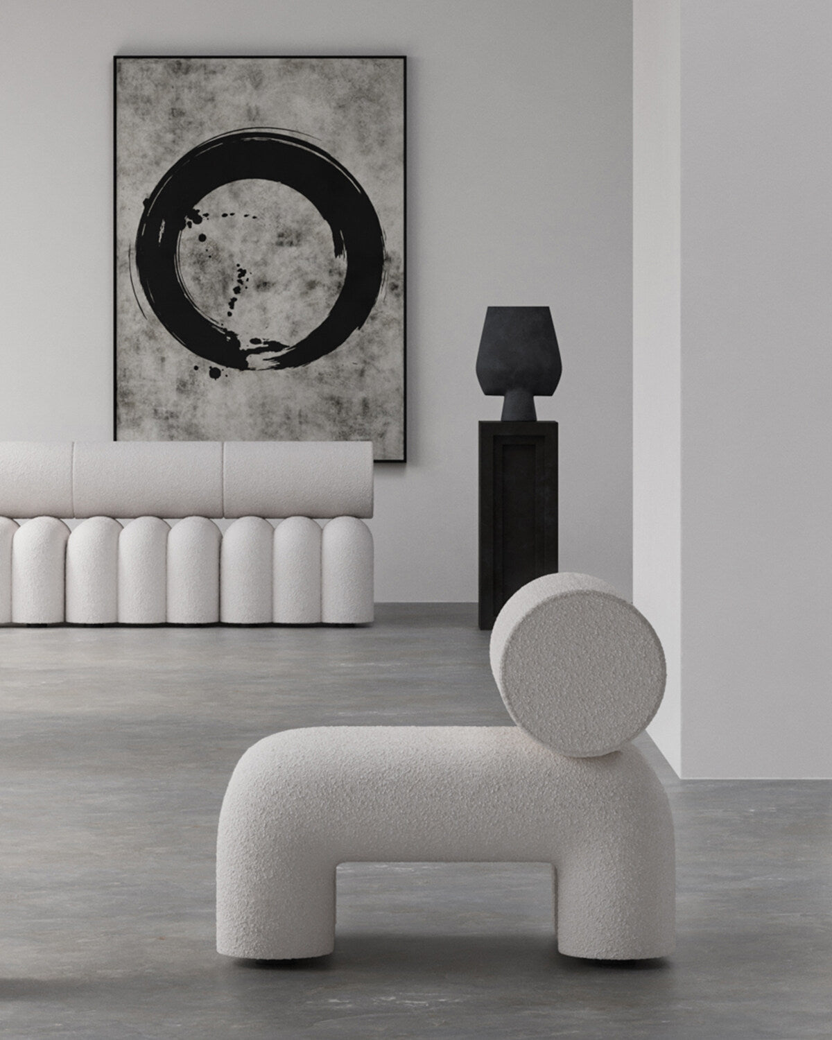 101 Copenhagen - Foku Chair - Off White - Lounge Chair