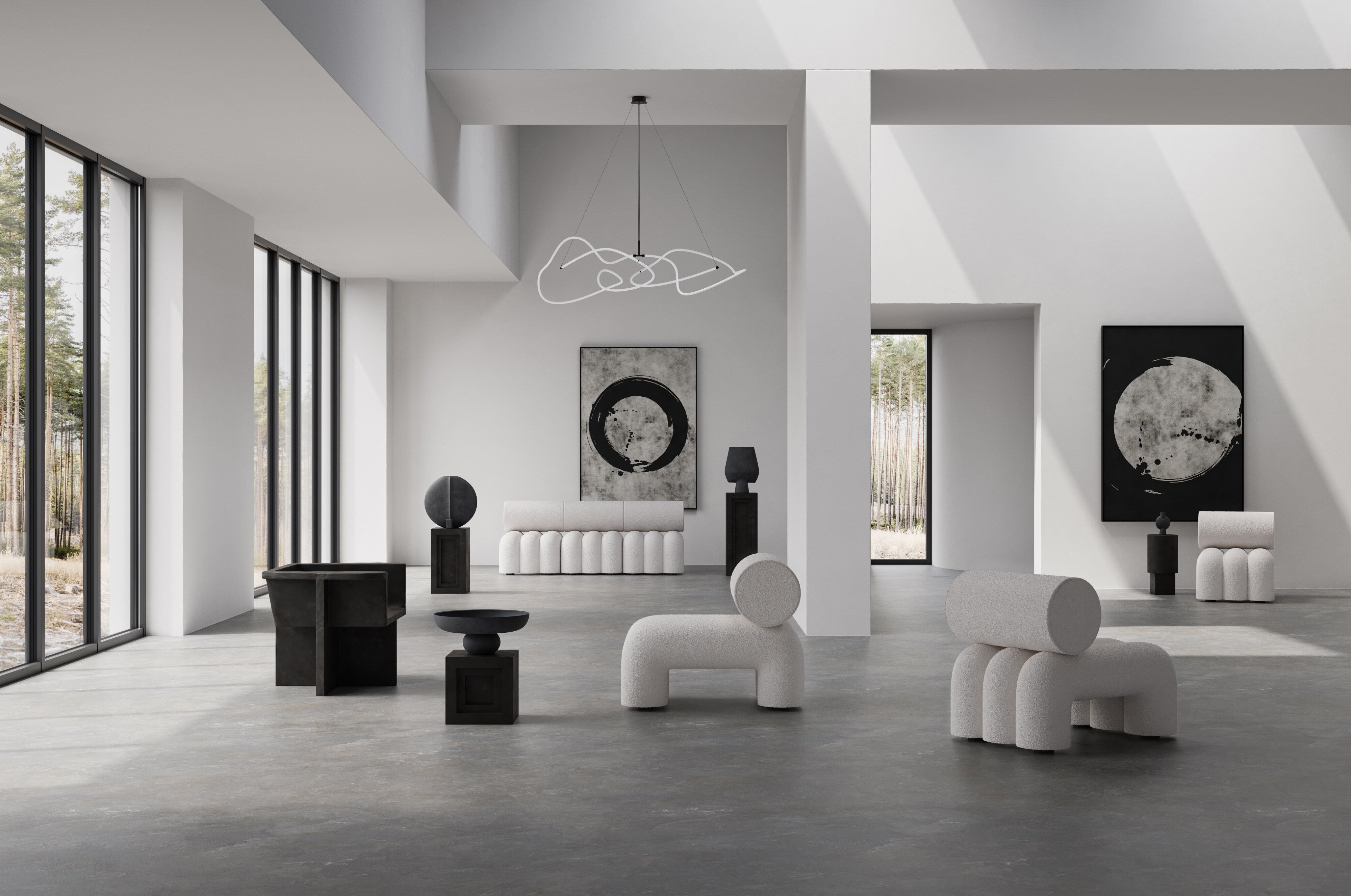 101 Copenhagen - Foku Chair - Off White - Lounge Chair