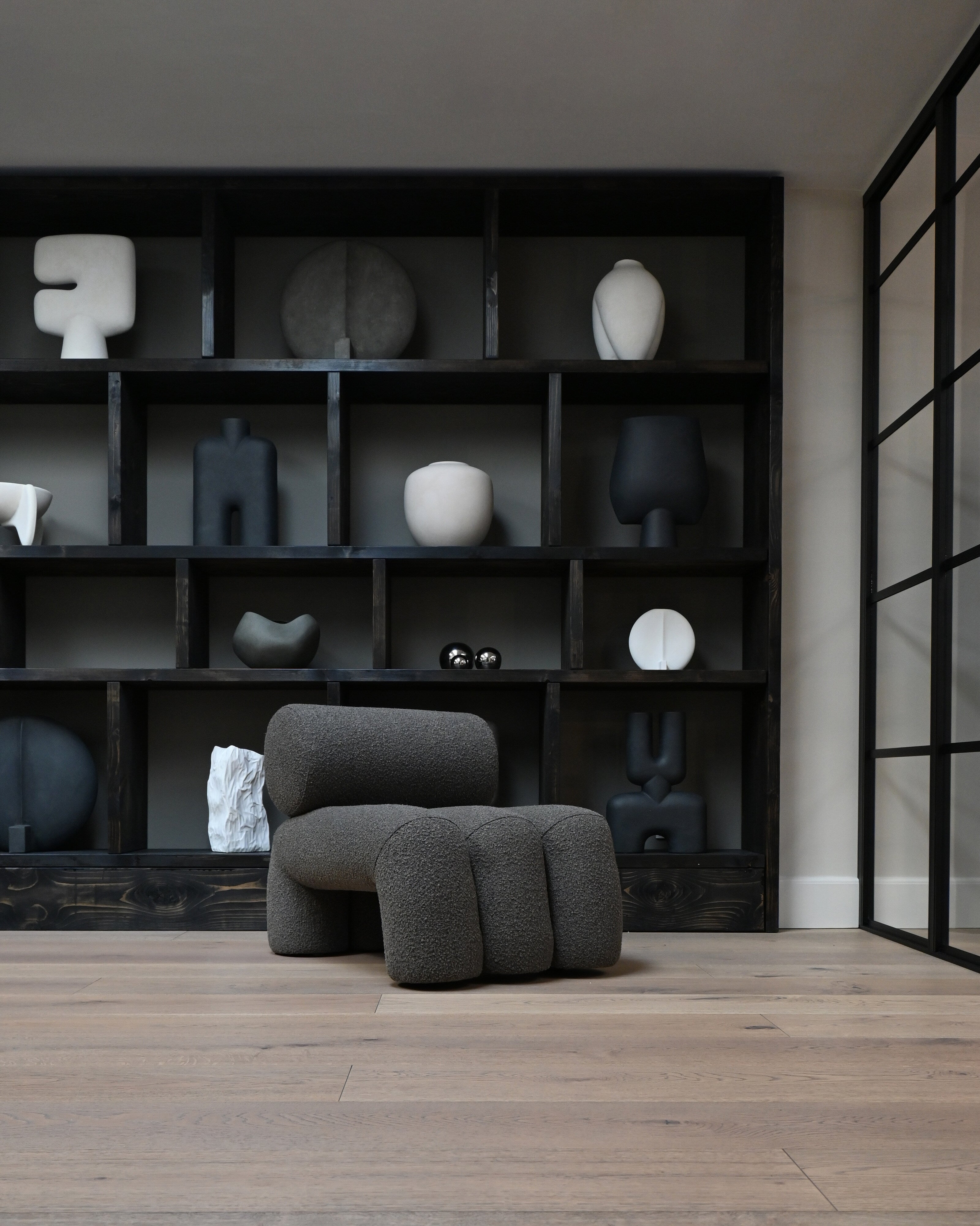 101 Copenhagen - Foku Chair - Deep Taupe (A2635) - Lounge Chair