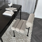 101 Copenhagen - Hiro Dining Chair, Black Frame - Sand (8047-2) - Dining Chair