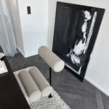 101 Copenhagen - Hiro Dining Chair, Black Frame - Sand (8047-2) - Dining Chair