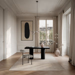 101 Copenhagen - Hiro Dining Chair, Black Frame - Sand (8047-2) - Dining Chair