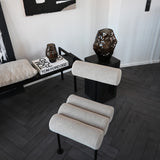 101 Copenhagen - Hiro Dining Chair, Black Frame - Sand (8047-2) - Dining Chair