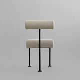101 Copenhagen - Hiro Dining Chair, Black Frame - Sand (8047-2) - Dining Chair