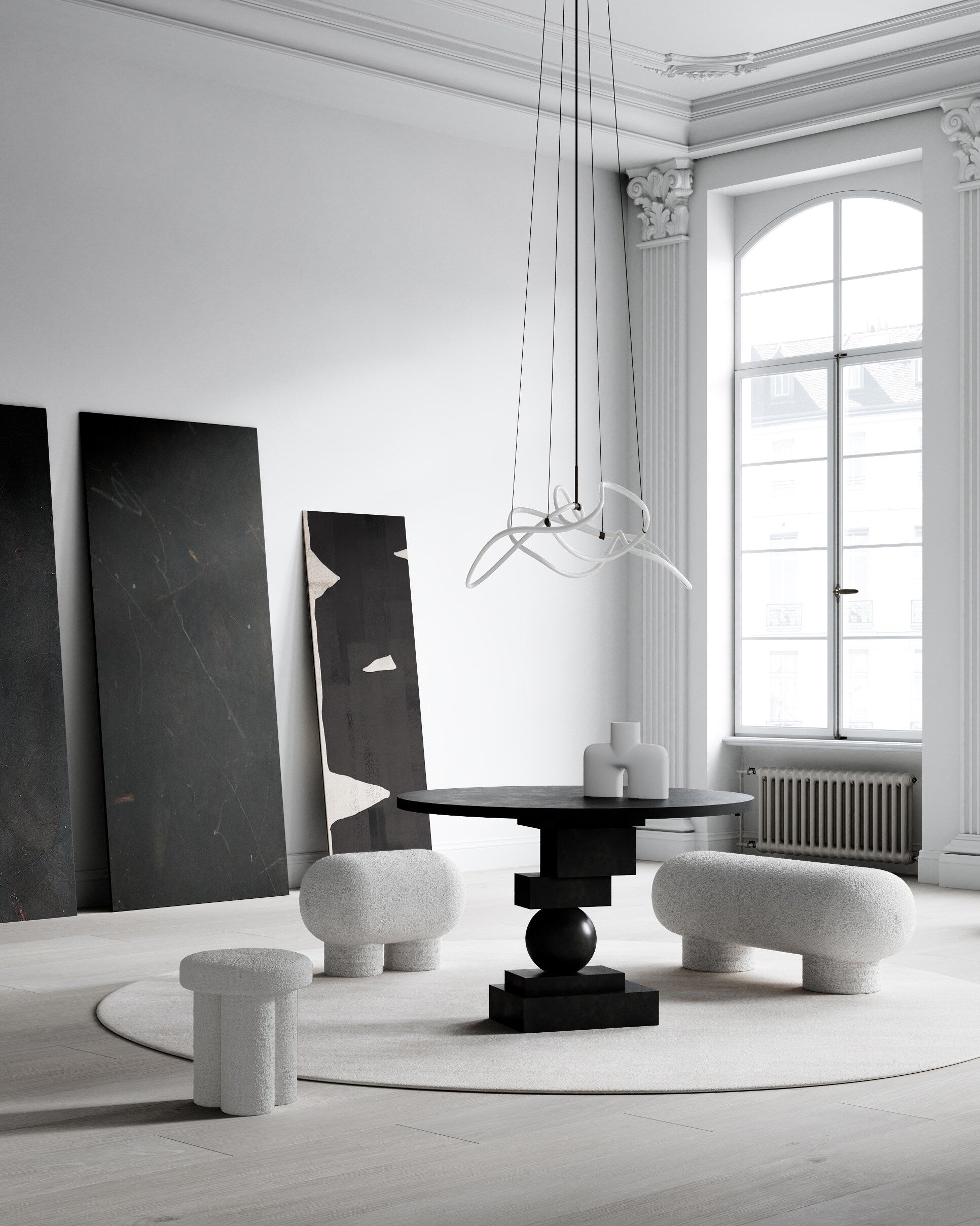 101 Copenhagen - Ghost Chandelier, Mini - Neon - Chandelier