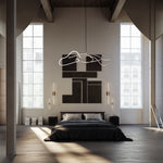 101 Copenhagen - Ghost Chandelier, Big - Chrome (5m) - Chandelier