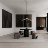 101 Copenhagen - Ghost Chandelier, Mini - Chrome (5m) - Chandelier