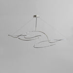 101 Copenhagen - Ghost Chandelier, Big - Chrome (5m) - Chandelier