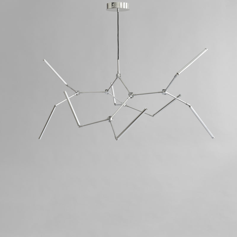 101 Copenhagen - Stick Chandelier - Chrome - Chandelier