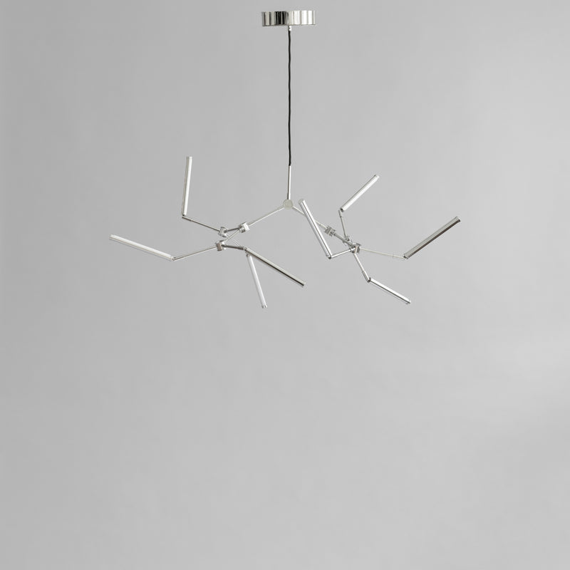 101 Copenhagen - Stick Chandelier, Mini - Chrome - Chandelier