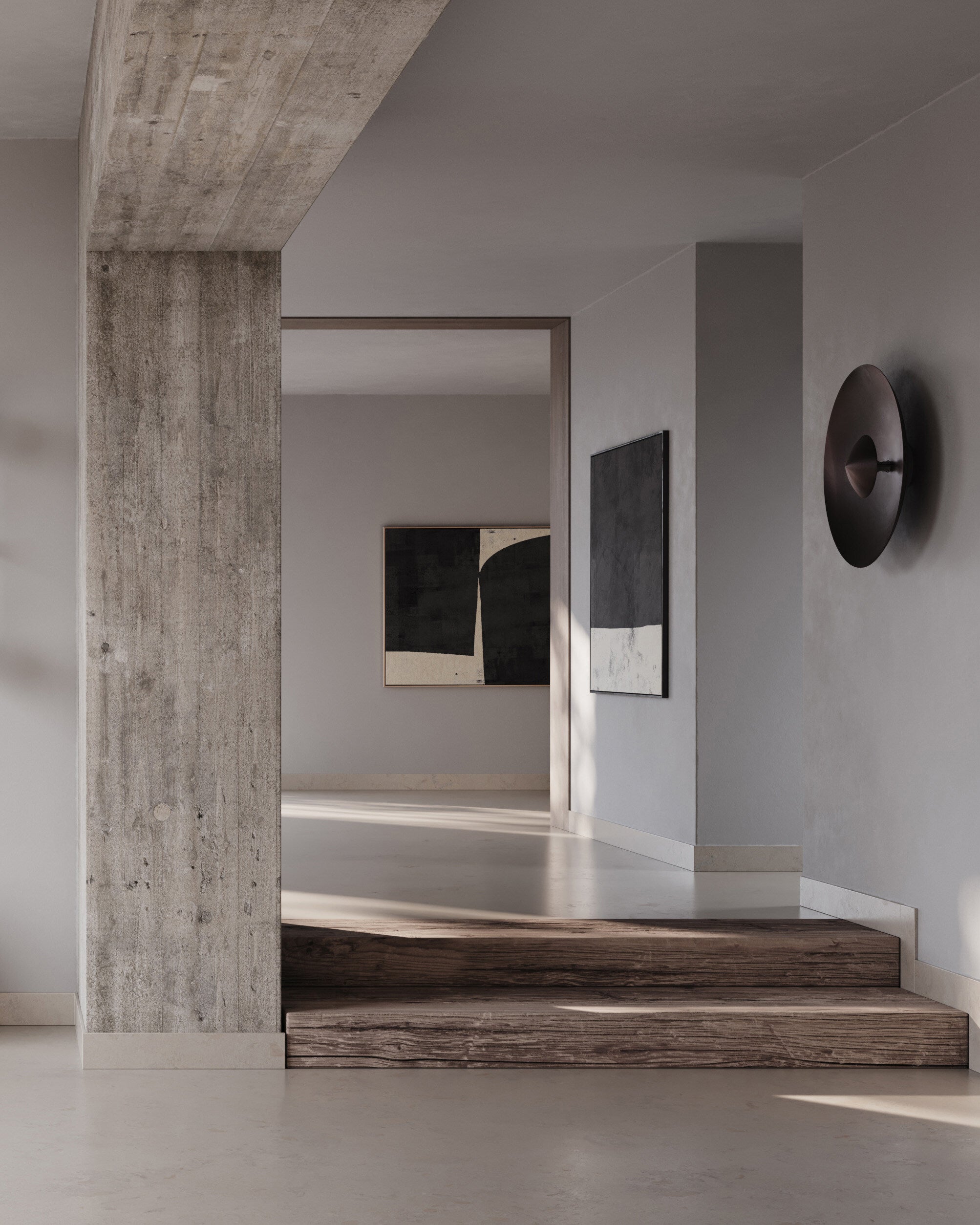 101 Copenhagen - Dusk Wall Lamp - Burned Black - Wall Lamp