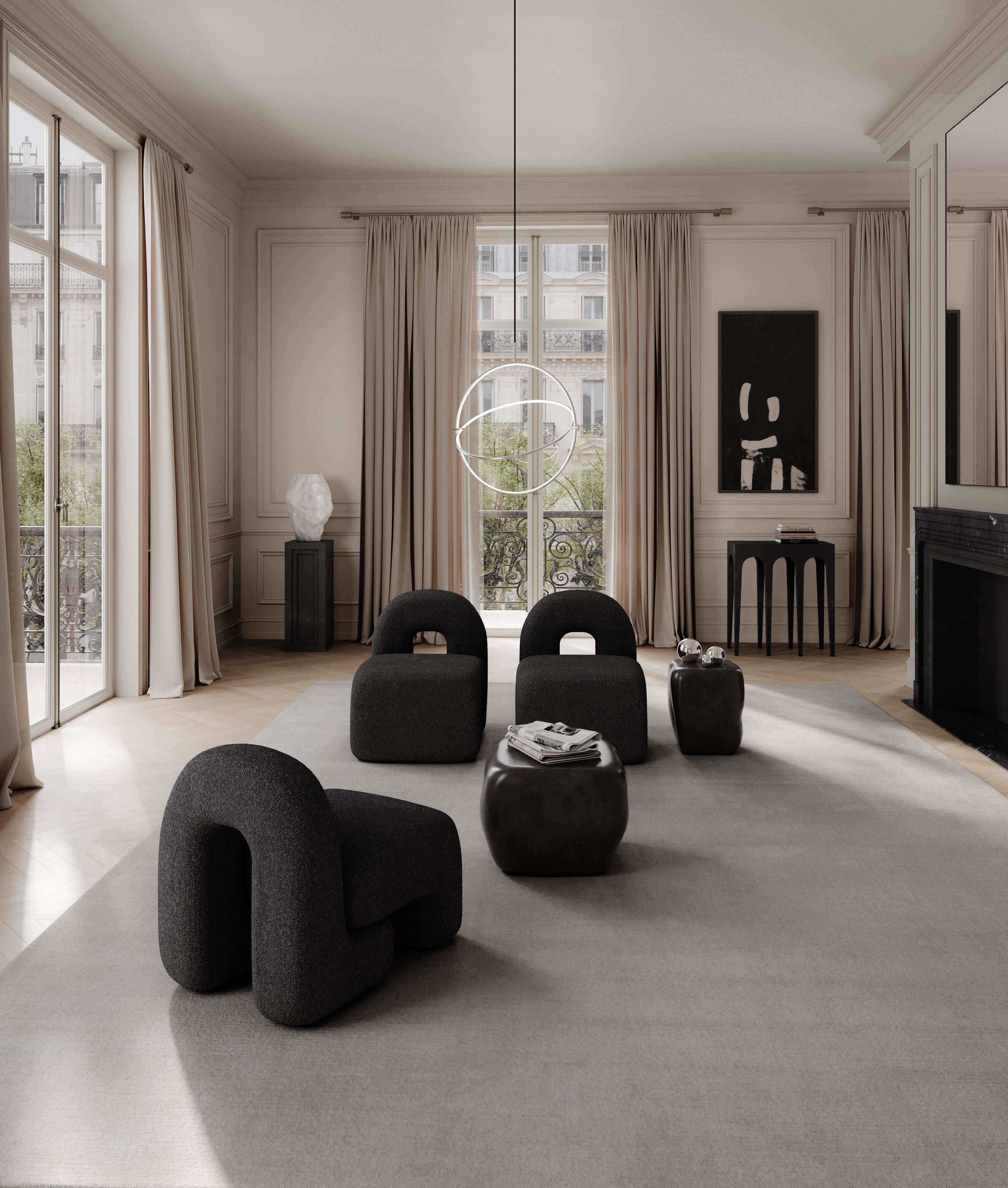 101 Copenhagen - Katachi Vase, Big - High Glaze Birch - Vase