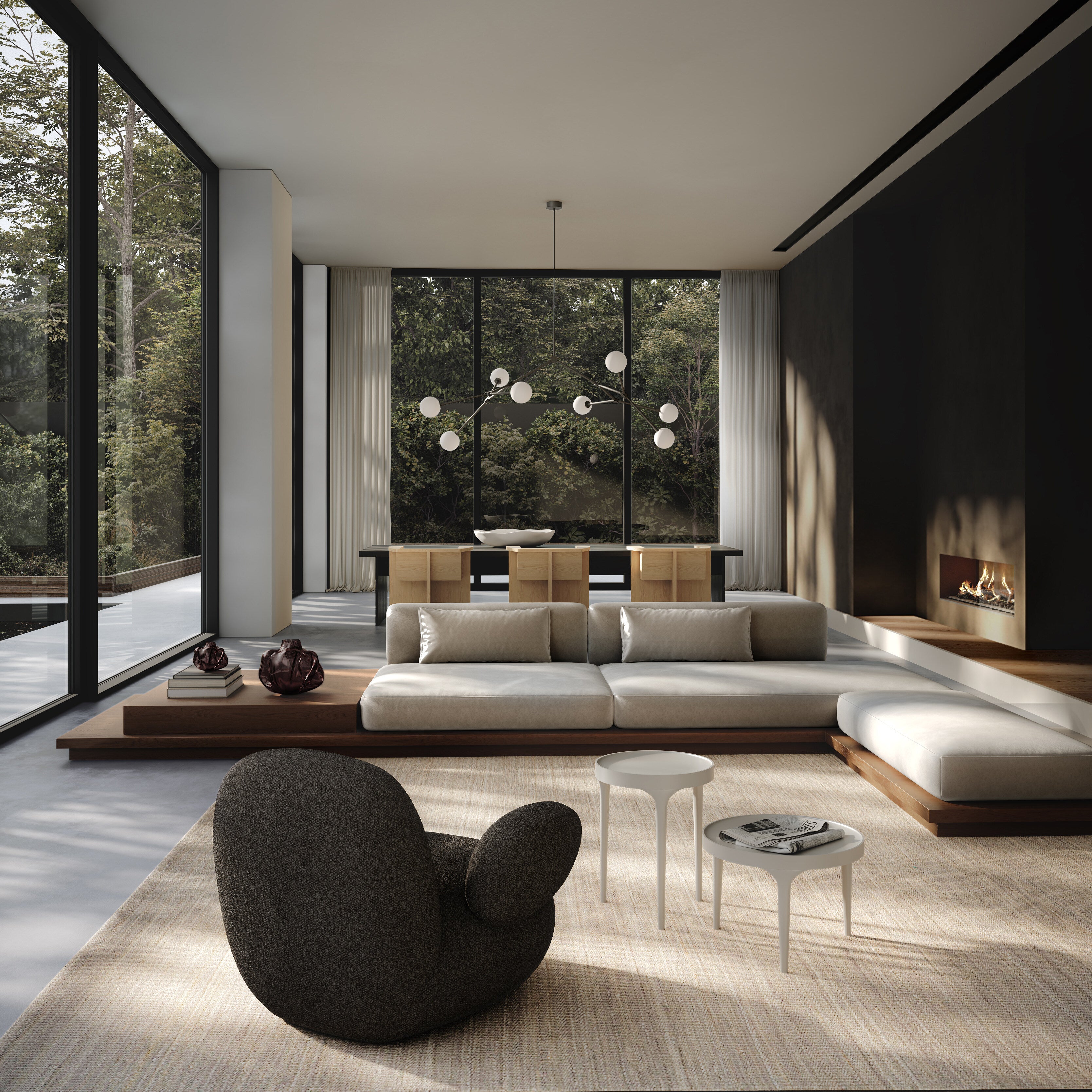 101 Copenhagen - Wabi Vase, Medio - Smoked Forest - Vase