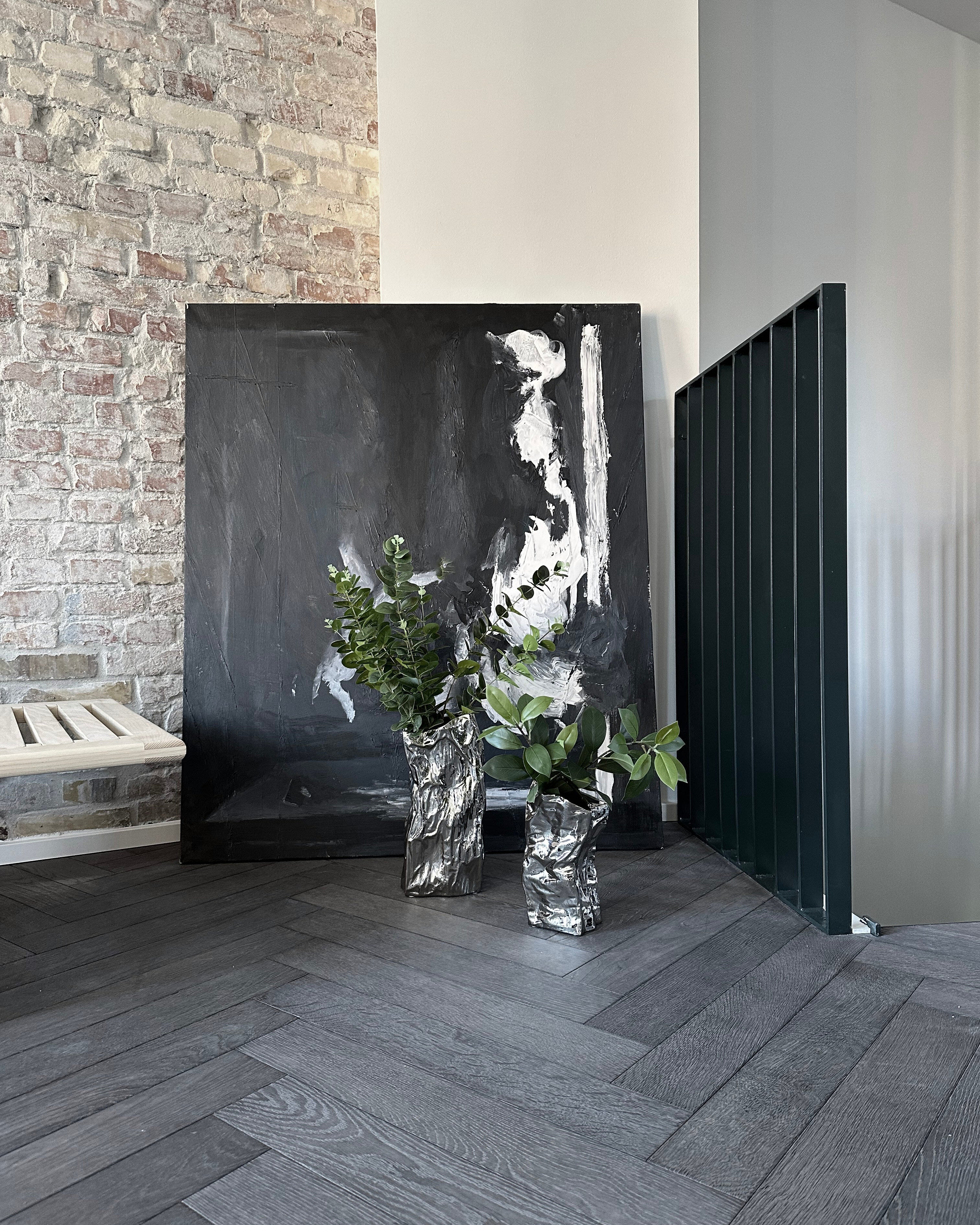 101 Copenhagen - Kami Vase, Medio - Chrome - Vase