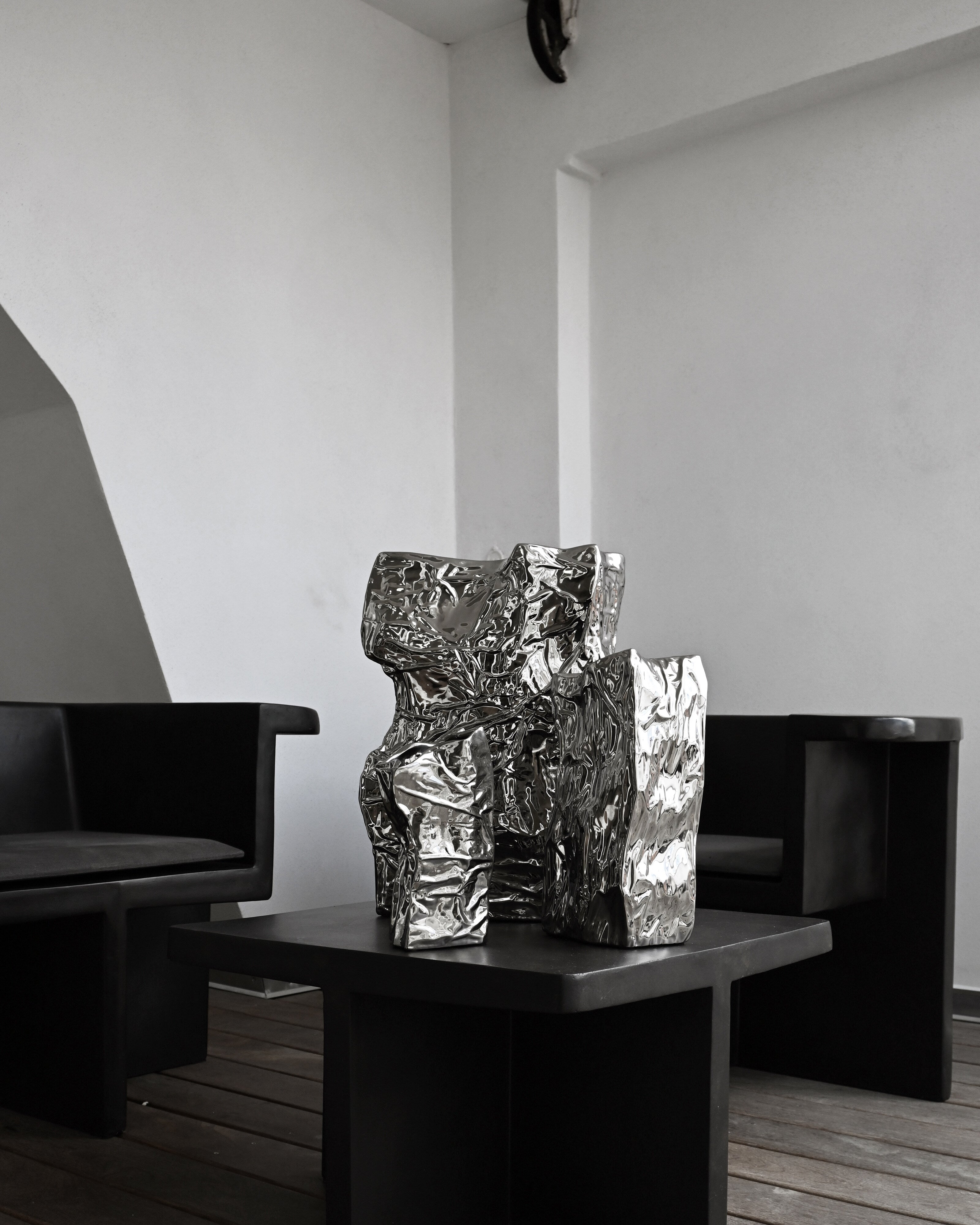 101 Copenhagen - Kami Vase, Mini - Chrome - Vase