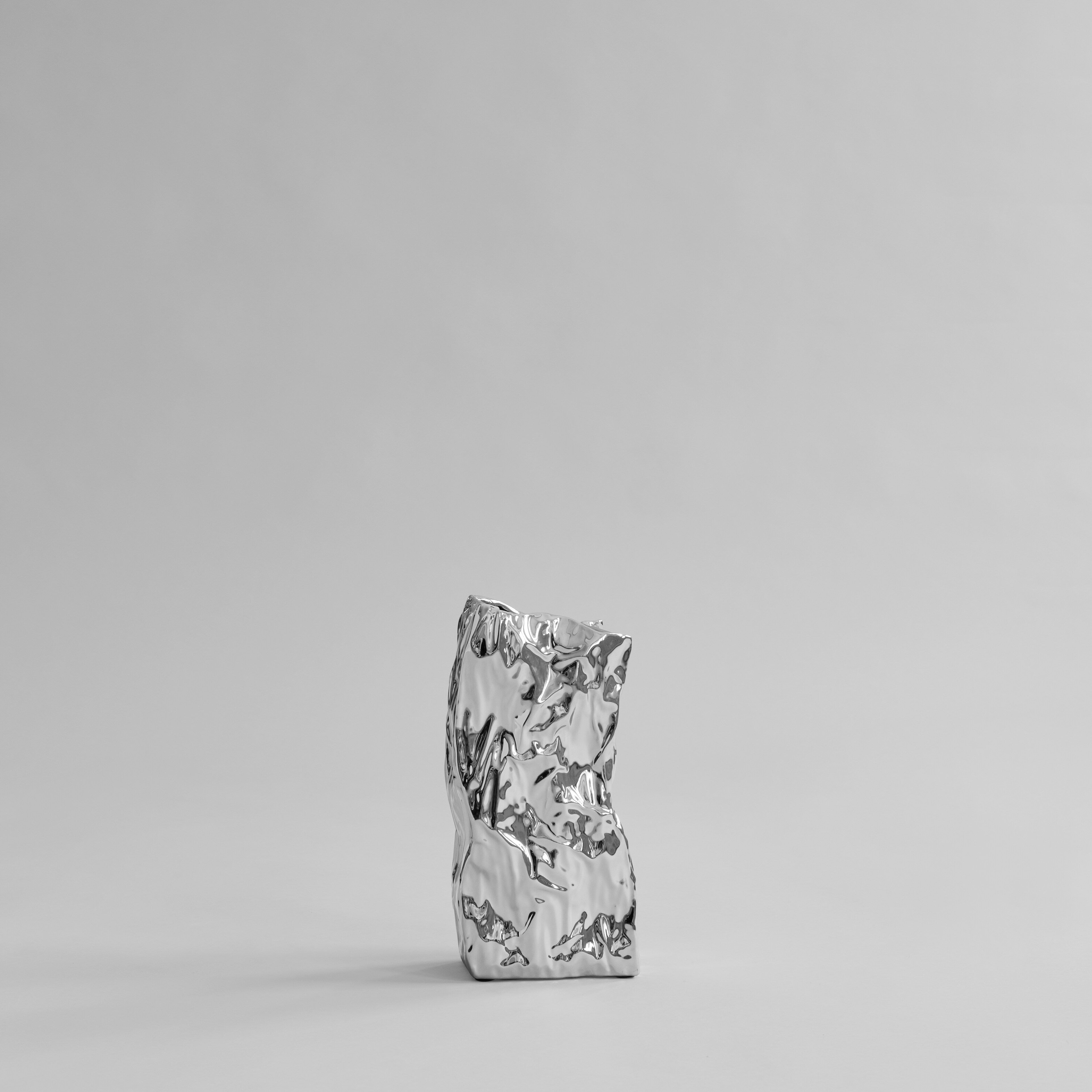 101 Copenhagen - Kami Vase, Medio - Chrome - Vase