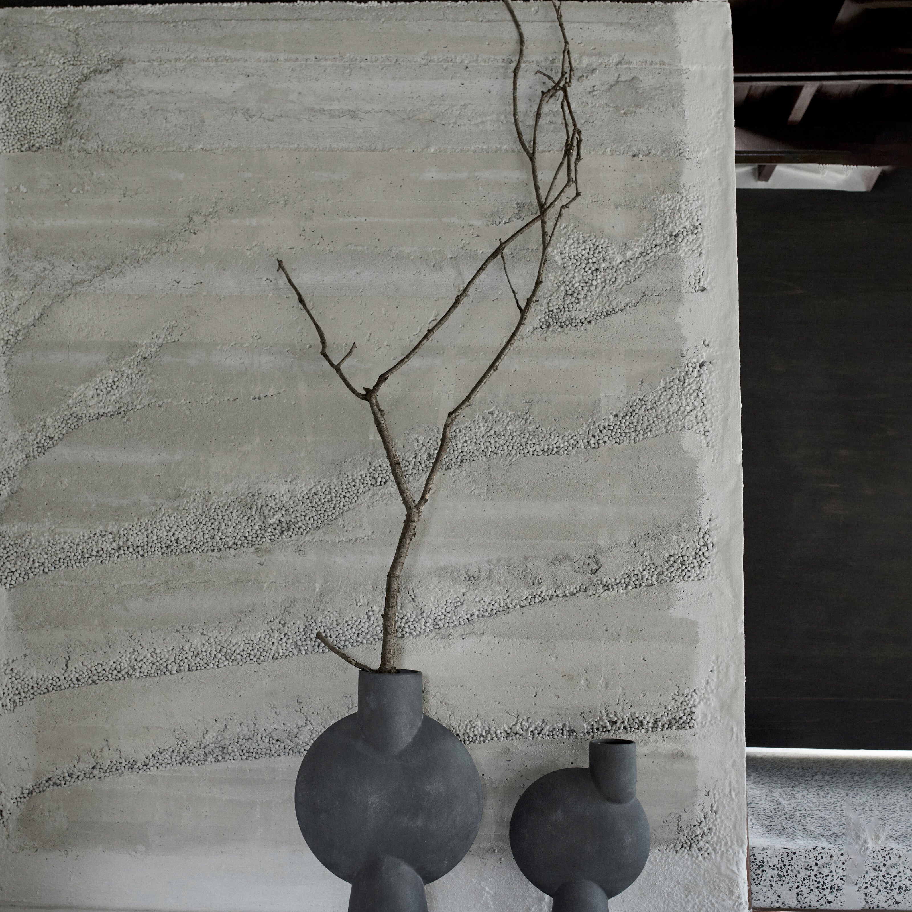 101 Copenhagen - Sphere Vase Bubl, Big - Dark Grey - Vase