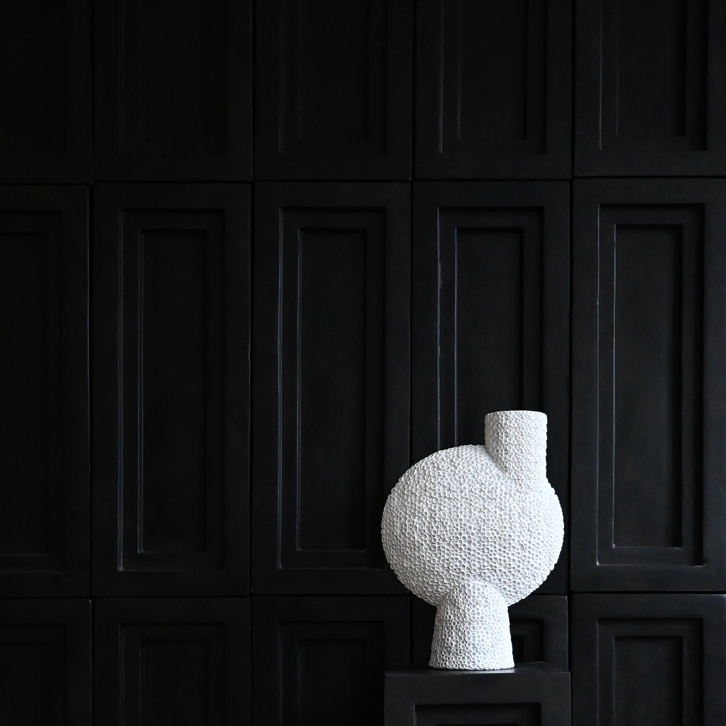 101 Copenhagen - Sphere Vase Bubl Shisen, Big - Bone White - Vase