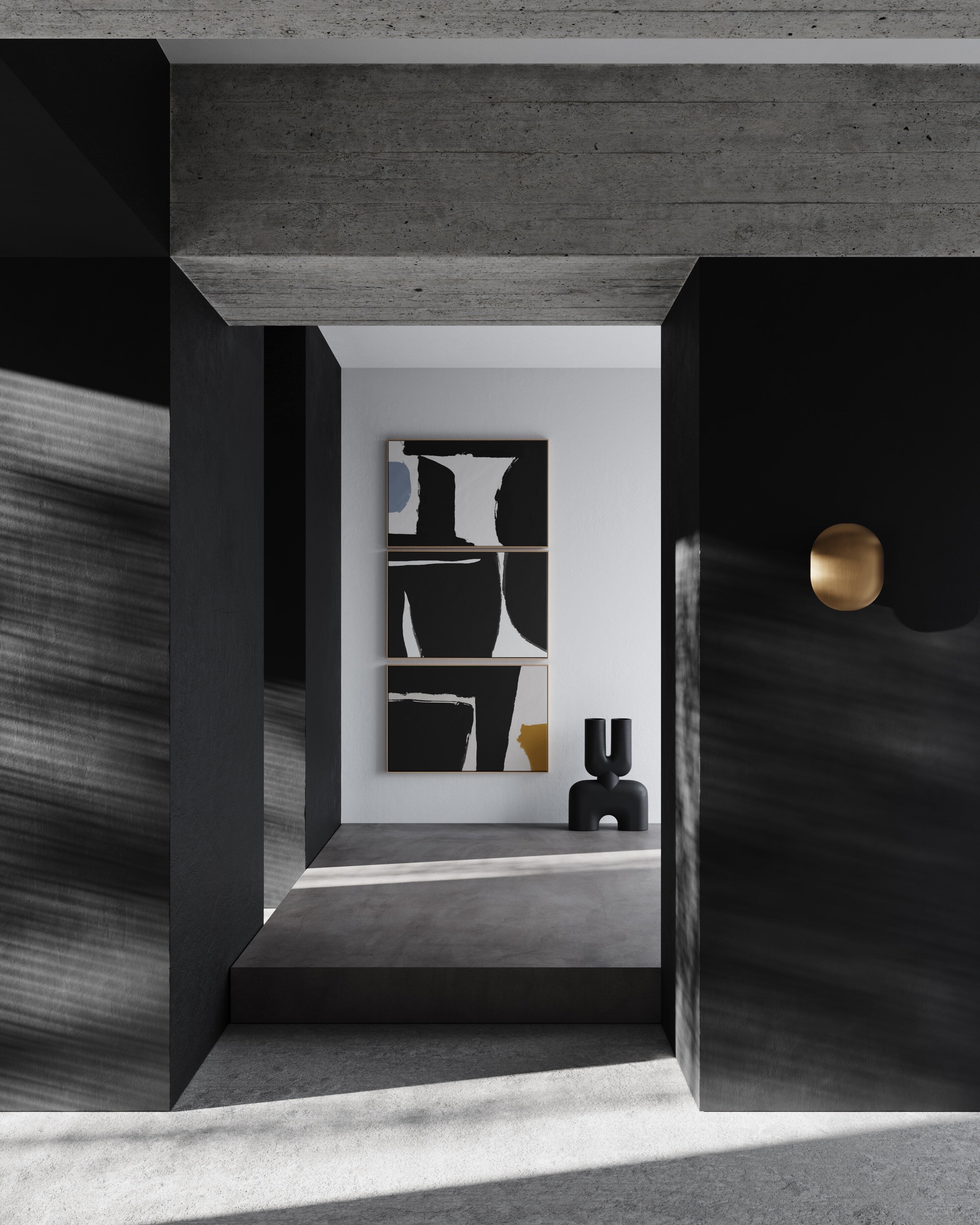 101 Copenhagen - Cobra Vase Double, Hexa - Black - Vase