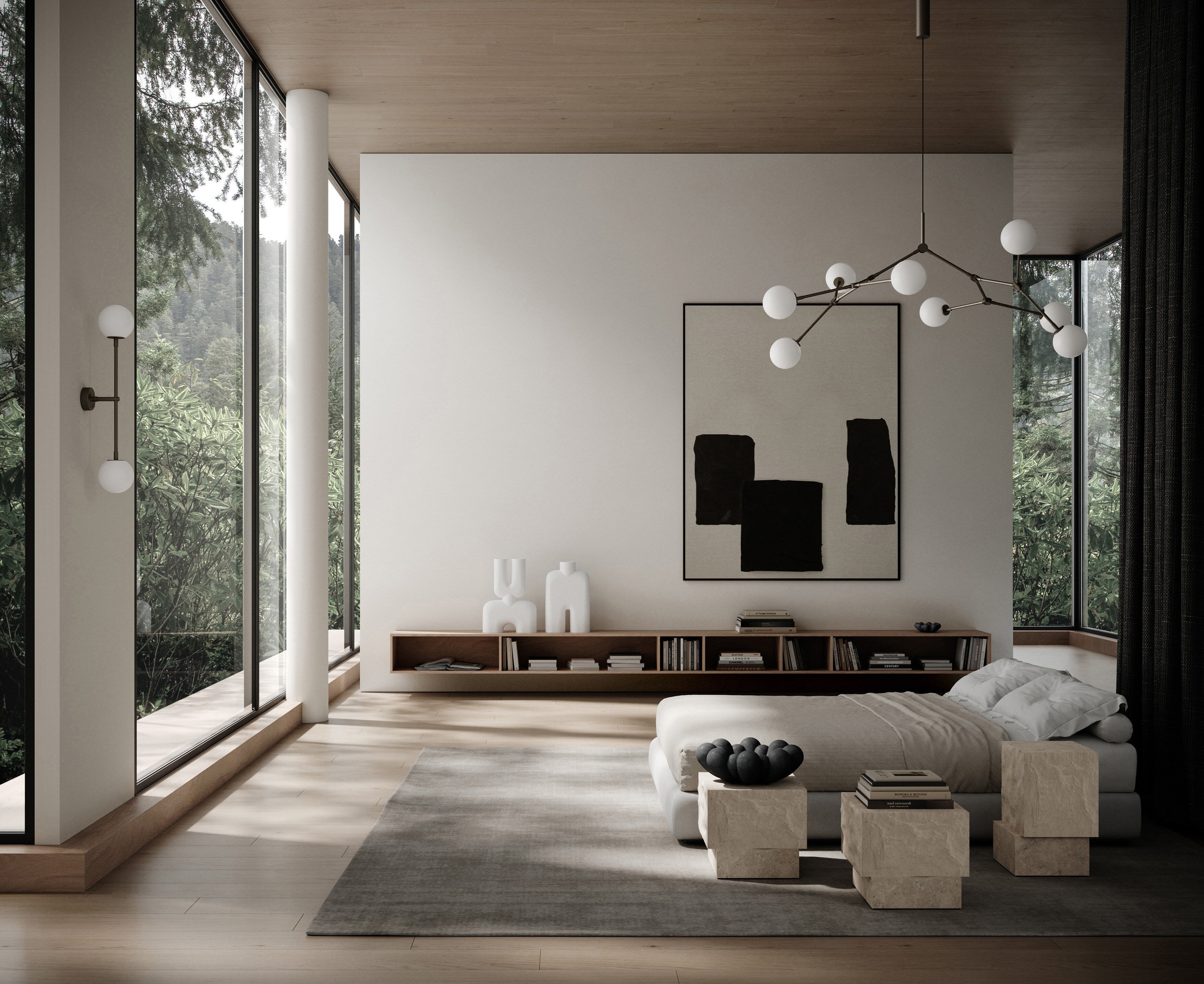 101 Copenhagen - Cobra Vase Double, Medio - Bone White - Vase