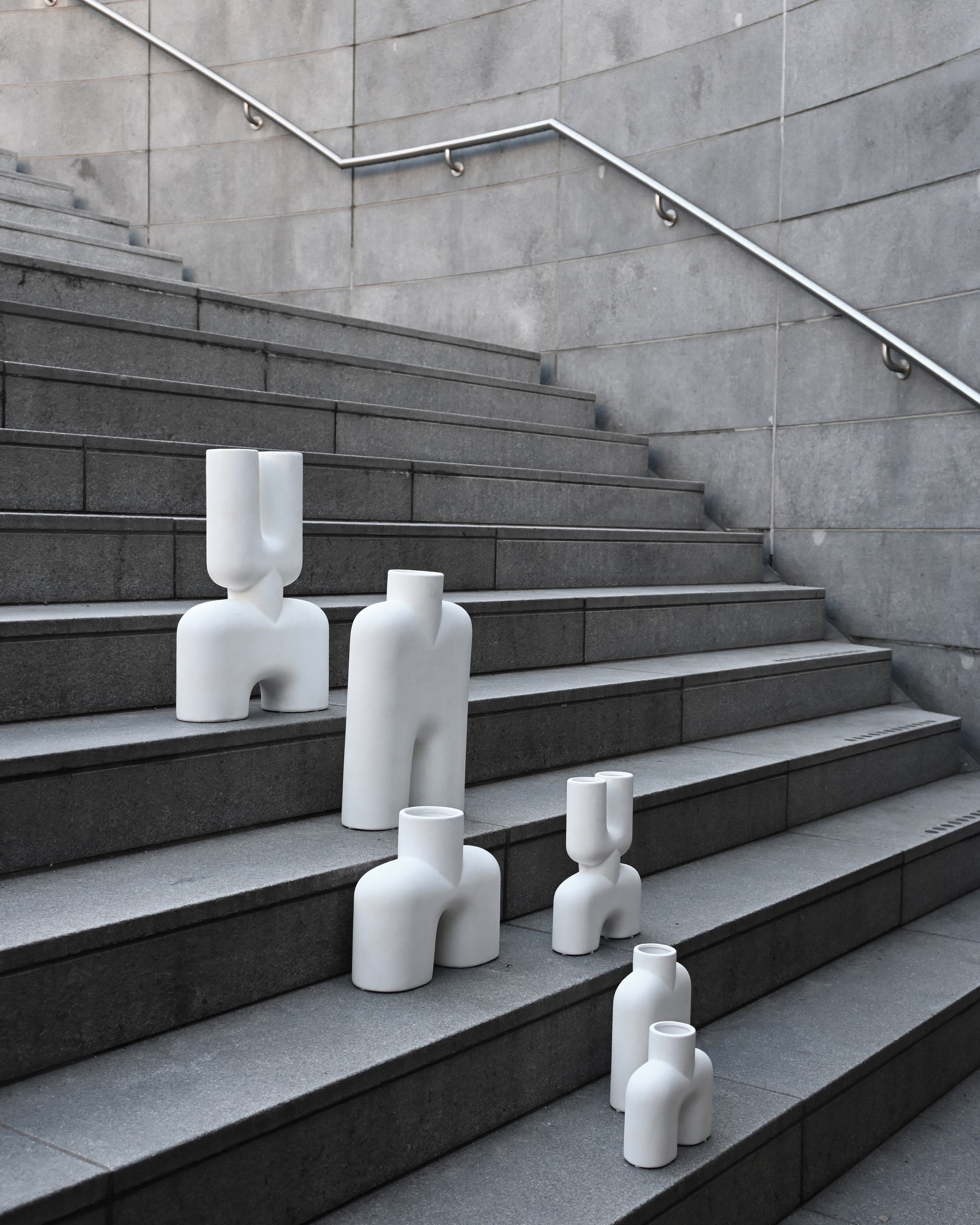 101 Copenhagen - Cobra Vase Double, Medio - Bone White - Vase