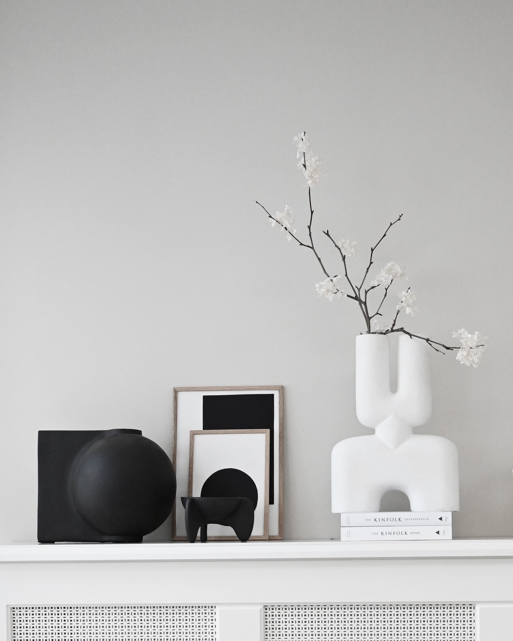 101 Copenhagen - Cobra Vase Double, Medio - Bone White - Vase