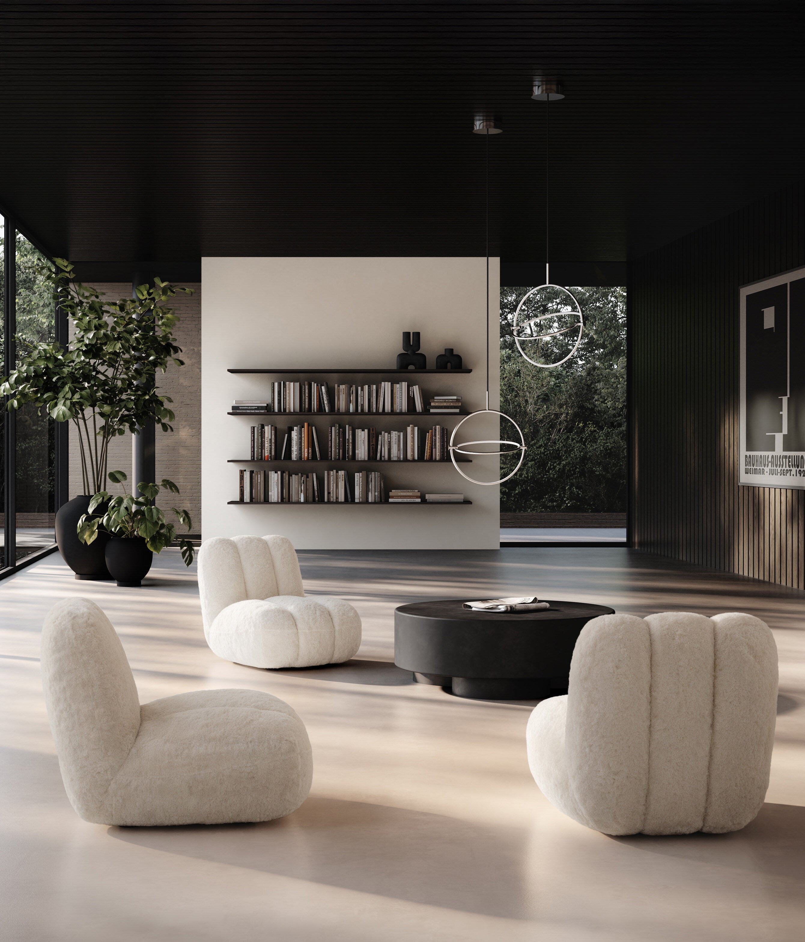 101 Copenhagen - Cobra Vase Double, Mini - Black - Vase