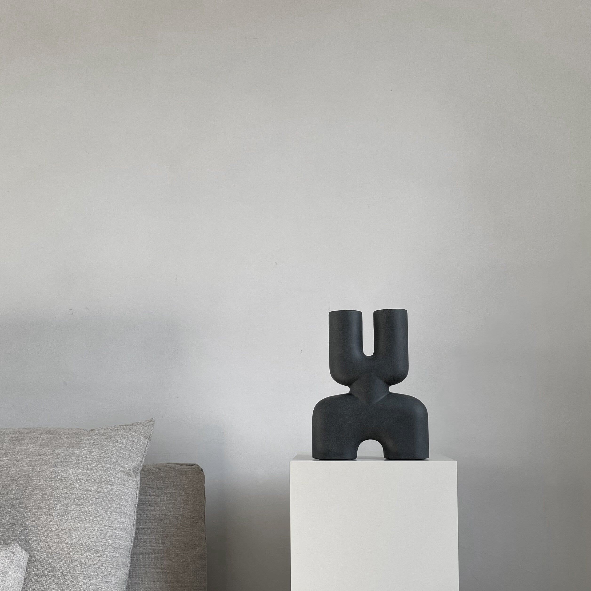 101 Copenhagen - Cobra Vase Double, Mini - Black - Vase