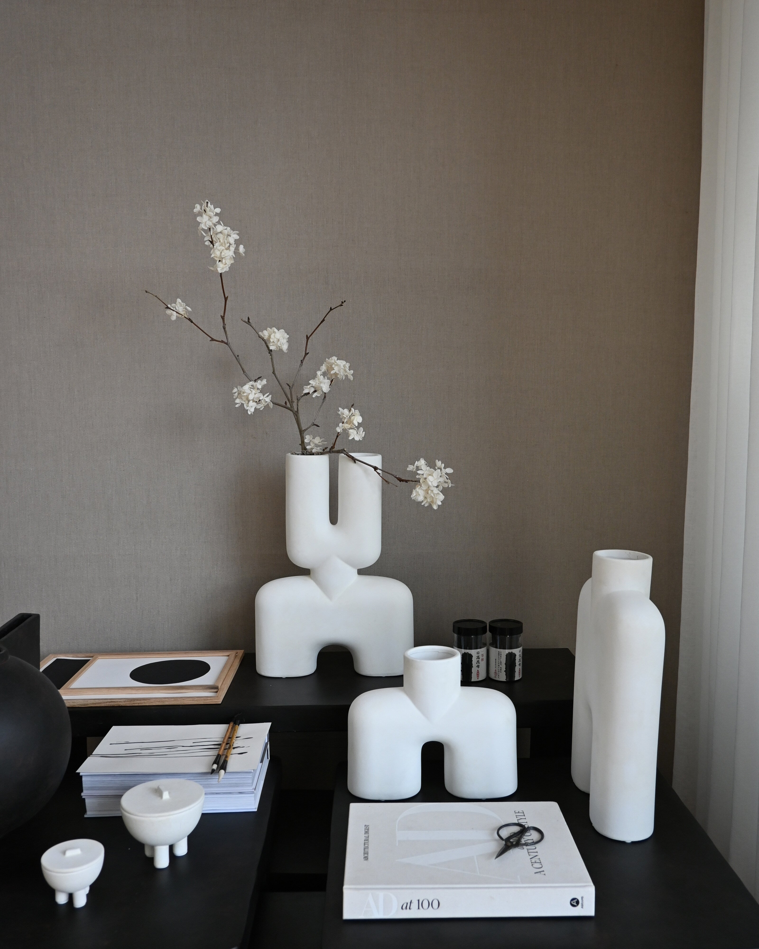 101 Copenhagen - Cobra Vase Uno, Medio - Bone White - Vase