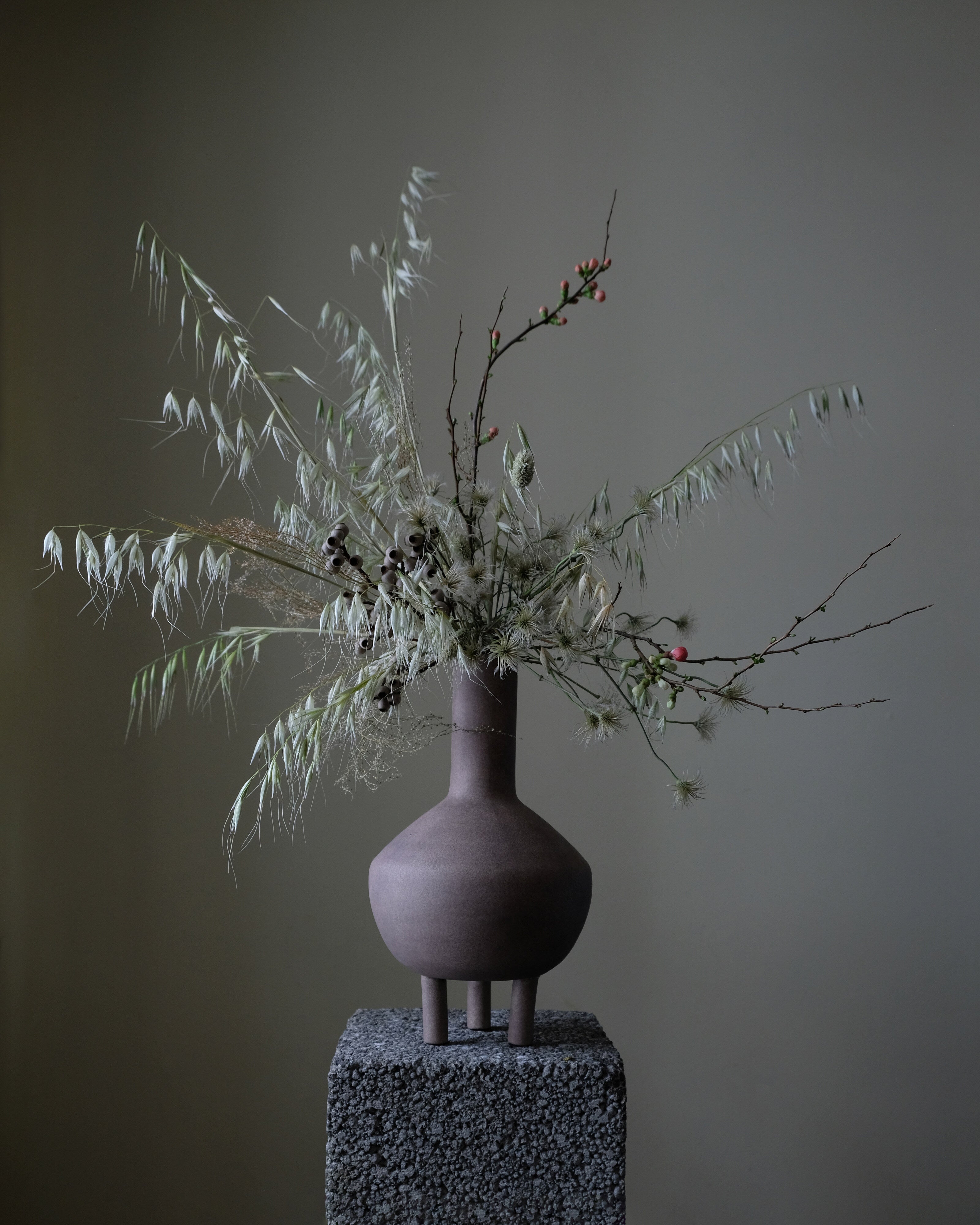 101 Copenhagen - Duck Vase, Fat - Taupe - Vase