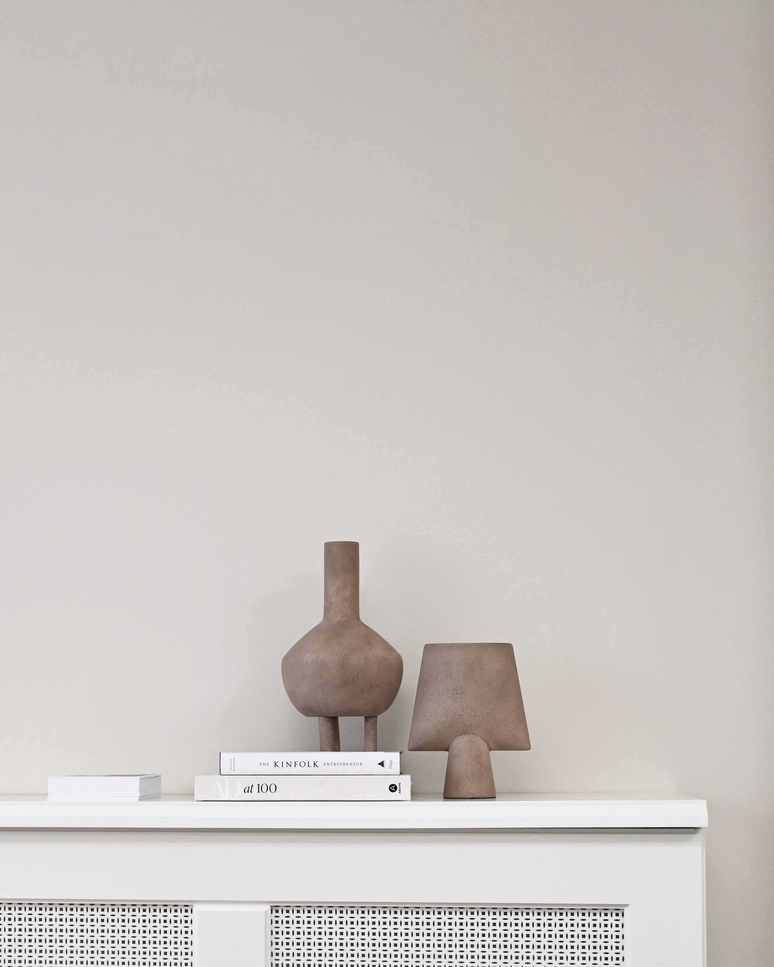 101 Copenhagen - Duck Vase, Fat - Taupe - Vase