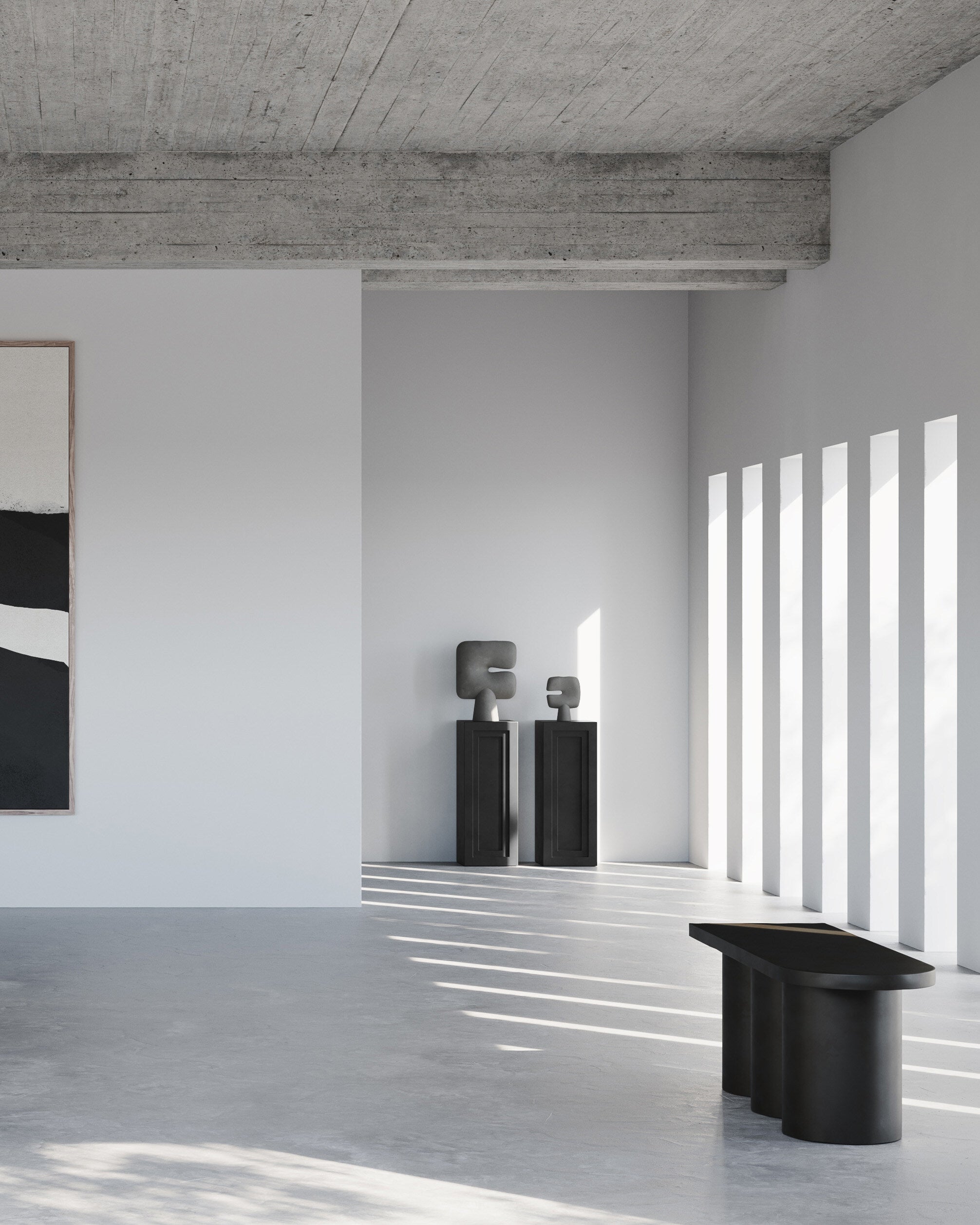 101 Copenhagen - Tribal Vase, Mini - Dark Grey - Vase