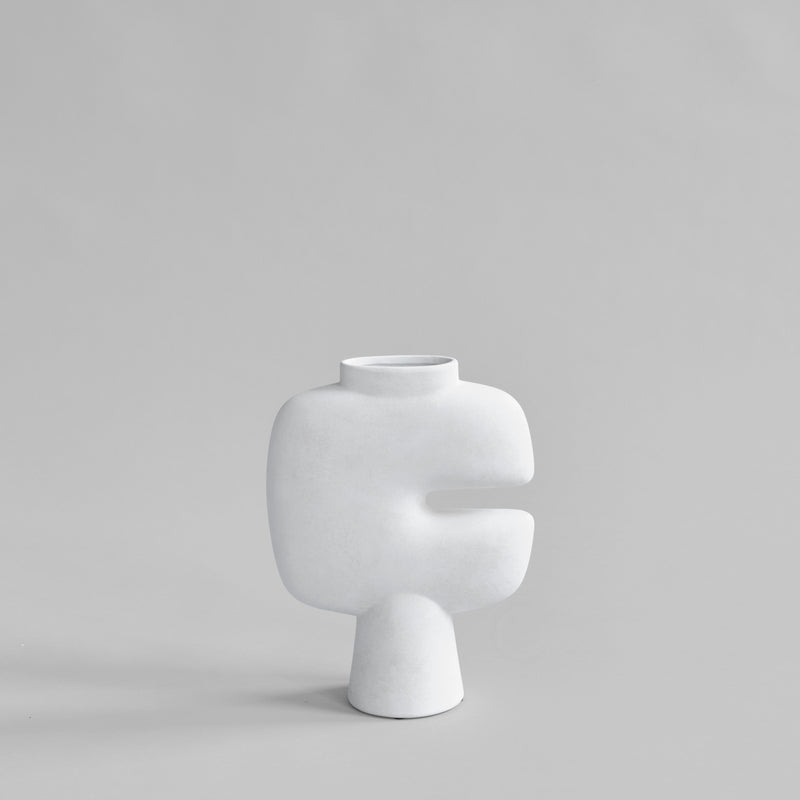 101 Copenhagen - Tribal Vase, Medio - Bone White - Vase