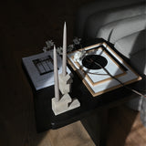 101 Copenhagen - Brick Candle Holder, Tall - Limestone - Candle Holder