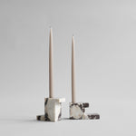 101 Copenhagen - Brick Candle Holder, Tall - Calacatta - Candle Holder