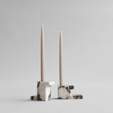 101 Copenhagen - Brick Candle Holder, Tall - Calacatta - Candle Holder