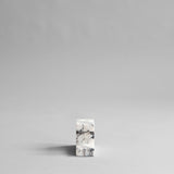 101 Copenhagen - Brick Candle Holder, Low - Calacatta - Candle Holder