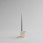 101 Copenhagen - Brick Candle Holder, Tall - Limestone - Candle Holder