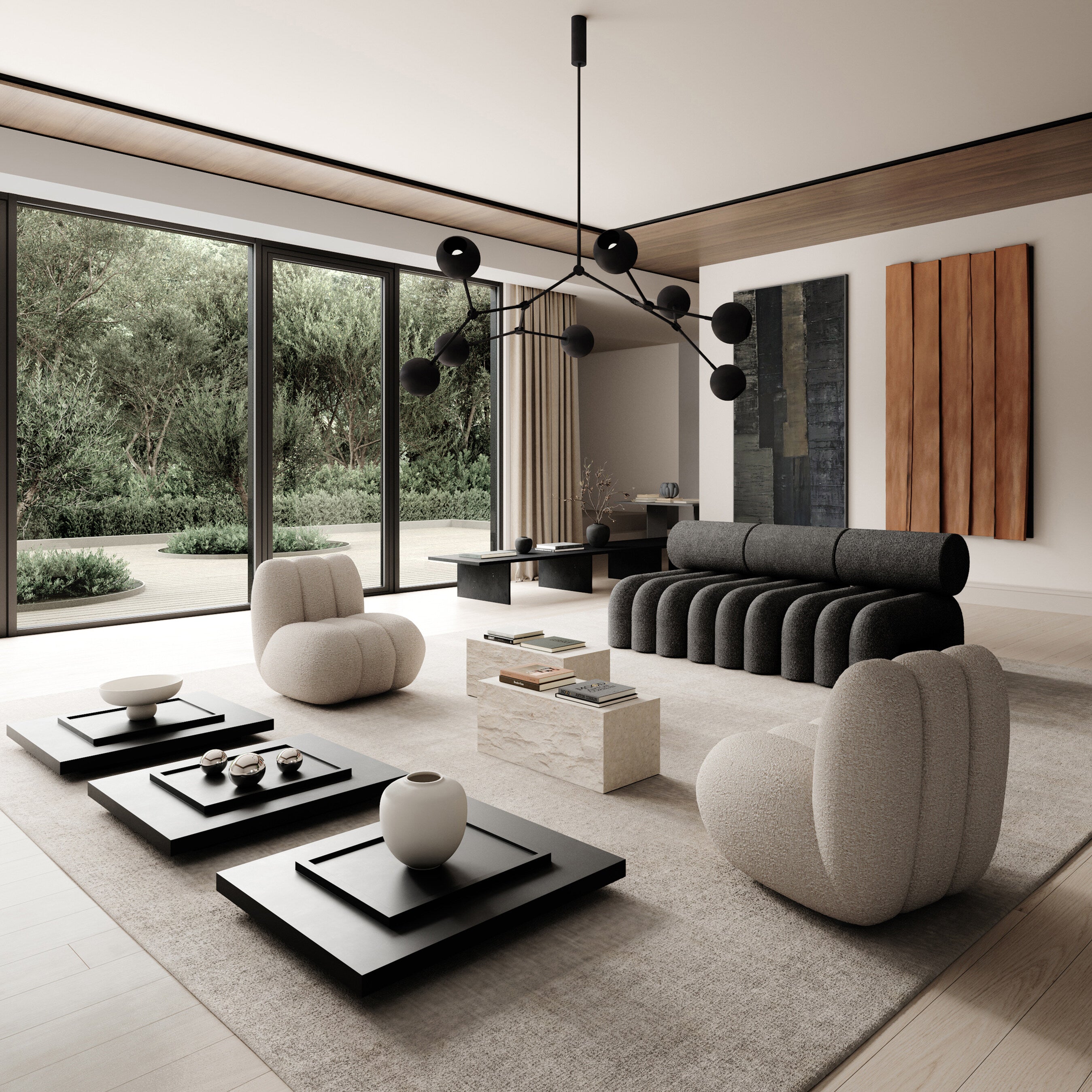 101 Copenhagen - Gallery Balls, Set of 3 - Chrome - Art