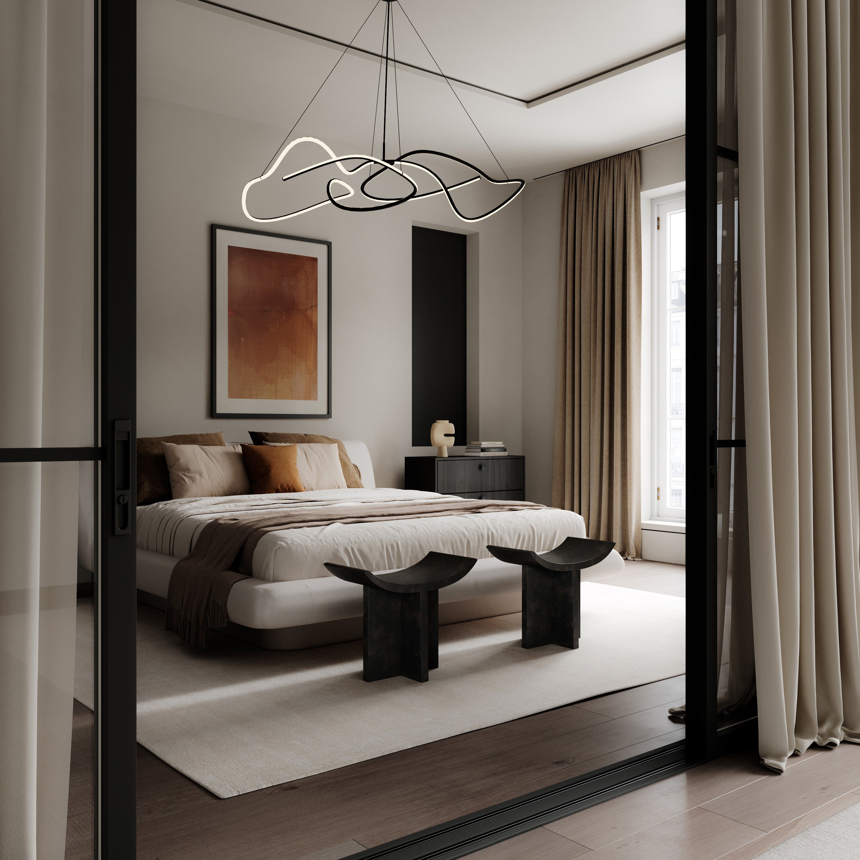 101 Copenhagen - HiHat Knobs, Medio - Burned Black - Knob