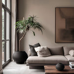 101 Copenhagen - Sunao Plant Pot Fat, Hexa - Black - Plant Pot