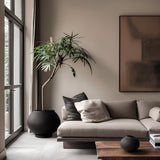 101 Copenhagen - Sunao Plant Pot Fat, Hexa - Black - Plant Pot