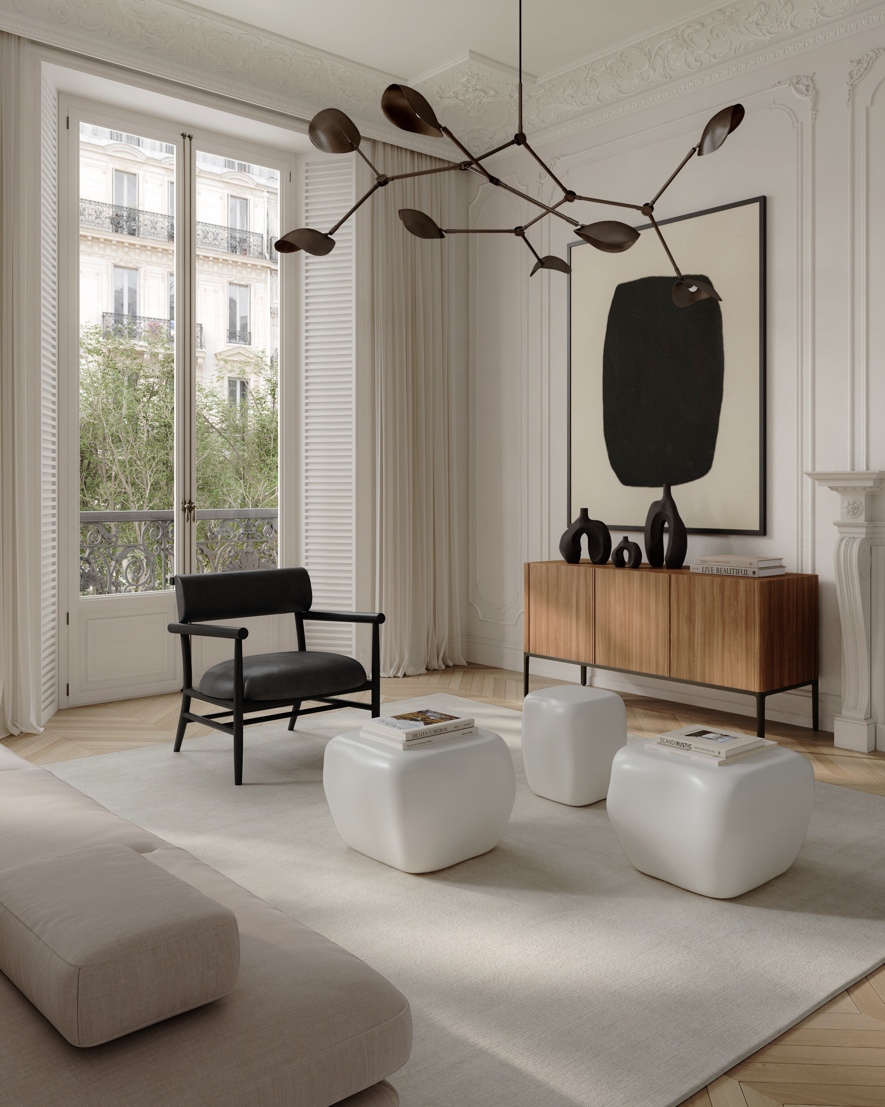 101 Copenhagen - Ishi Coffee Table, Mini - High Glaze Birch - Coffee Table