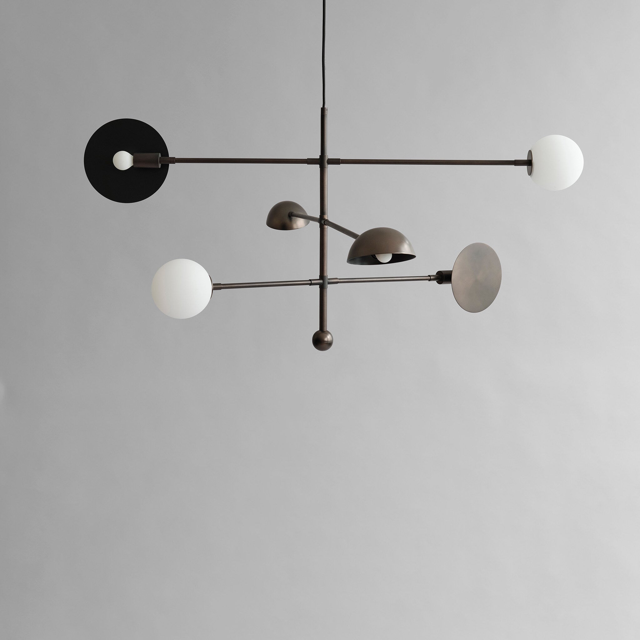 101 Copenhagen - Sahn Chandelier - Bronze (5m) - Chandelier