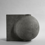 101 Copenhagen - Offset Vase, Big - Dark Grey - Vase