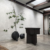 101 Copenhagen - Offset Vase, Big - Coffee - Vase