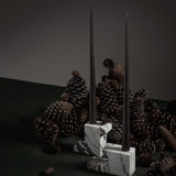 101 Copenhagen - Brick Candle Holder, Tall - Calacatta - Candle Holder